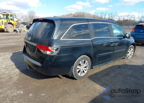 2014 Honda Odyssey Ex-L z USA, uszkodzony, nr VIN 5FNRL5H60EB021136